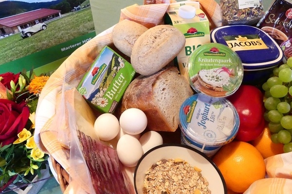 'Frühstückskorb für Ihre Wohnung.'